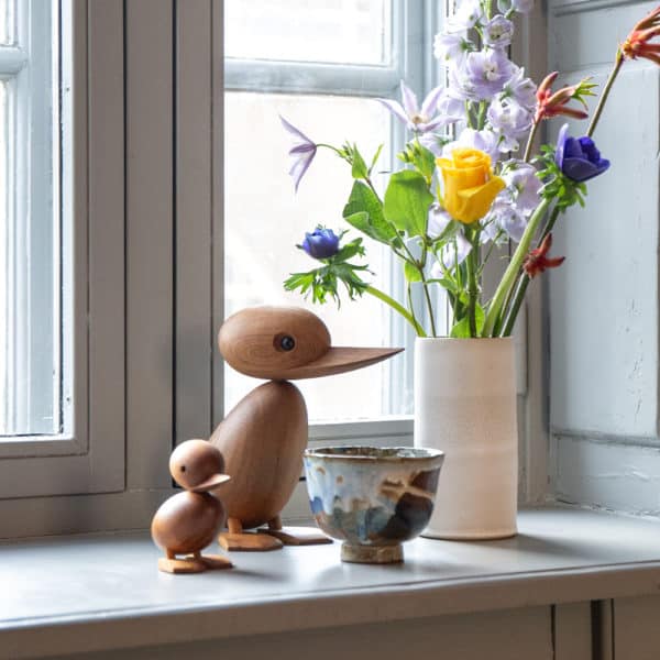 Architectmade-Duck-and-Duckling-Teak-Wood-Denmark-Hans-Bølling