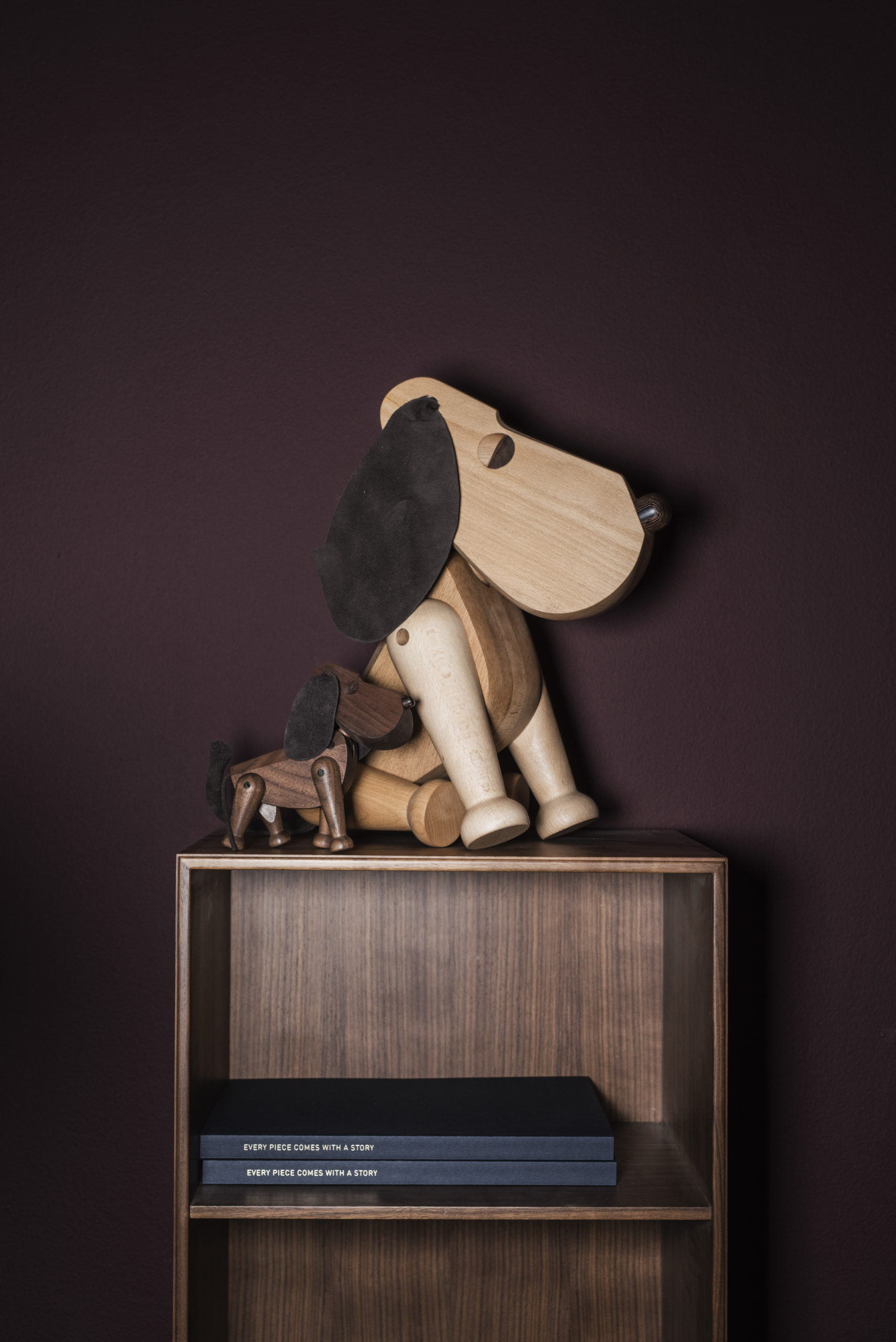 ARCHITECTMADE Bobby Rufus Walnut Beech Wood Dog Denmark Hans Bølling