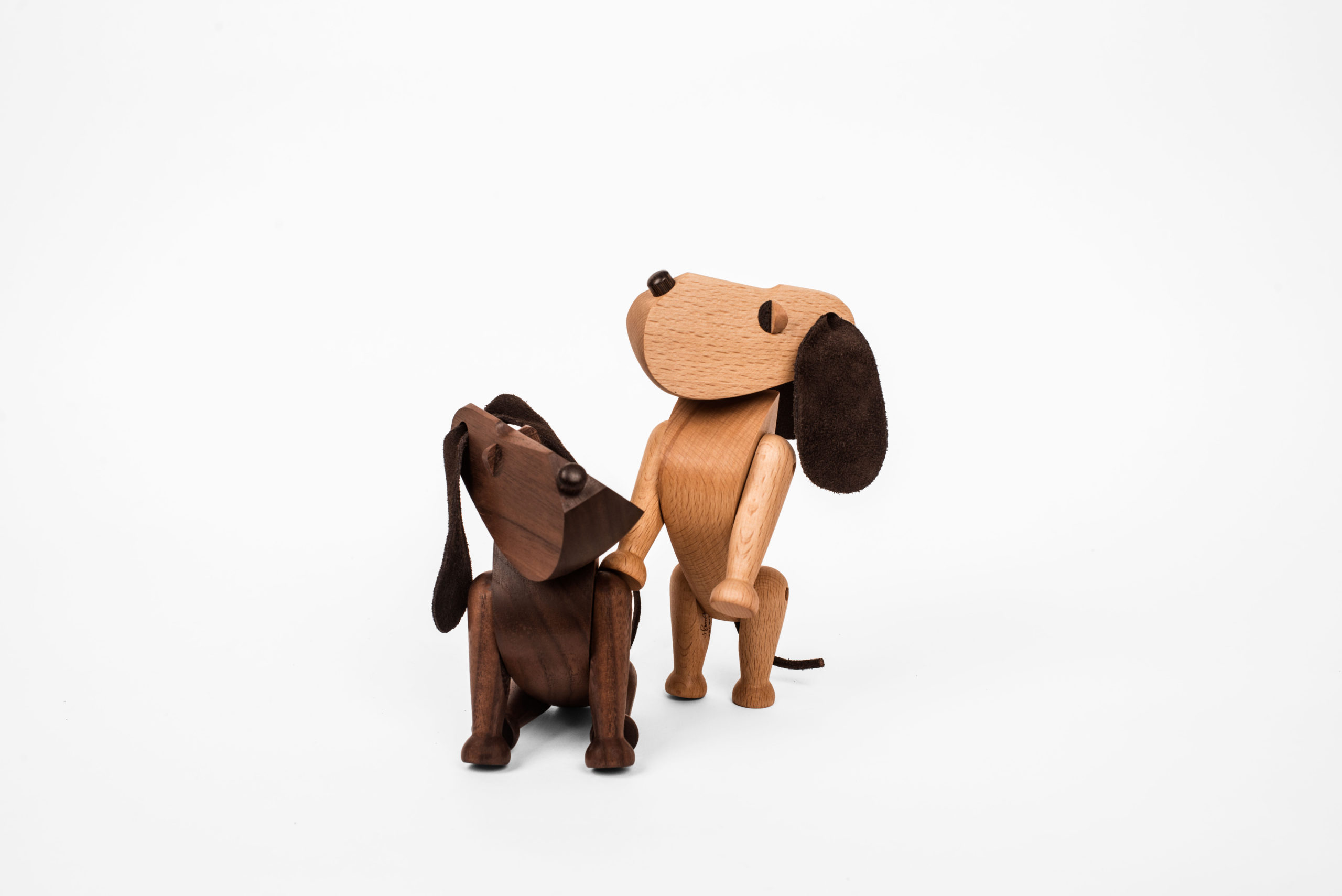 ARCHITECTMADE Oscar Bobby Dog Beech Wood Walnut Wood Hans Bølling