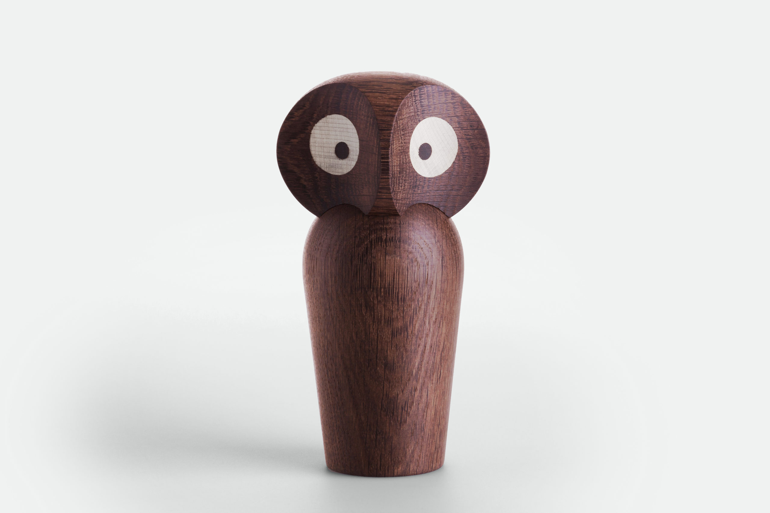 ARCHITECTMADE Owl Large Smoked Oak Wood Paul Anker Hansen