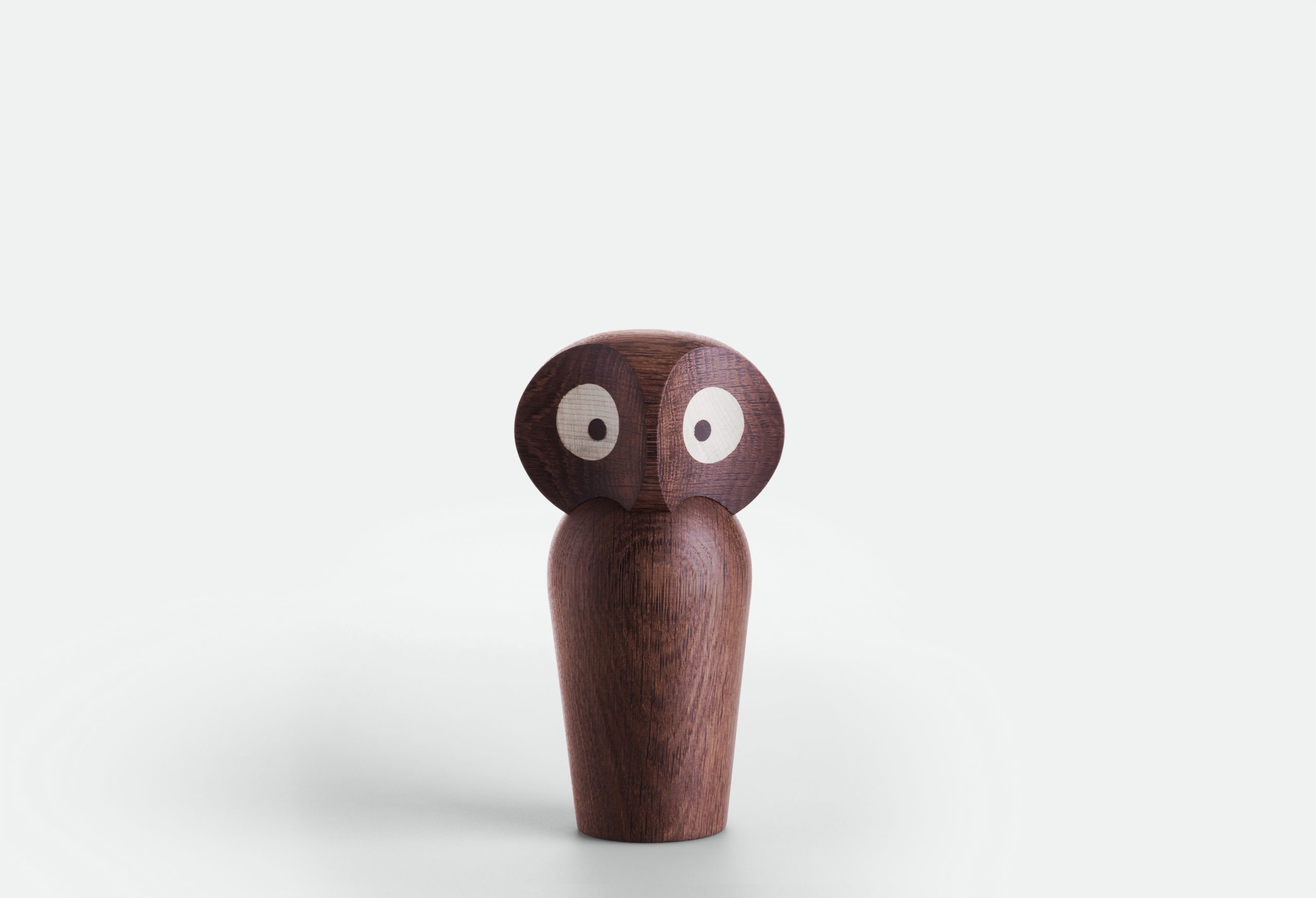 ARCHITECTMADE Owl Small Smoked Oak Wood Paul Anker Hansen