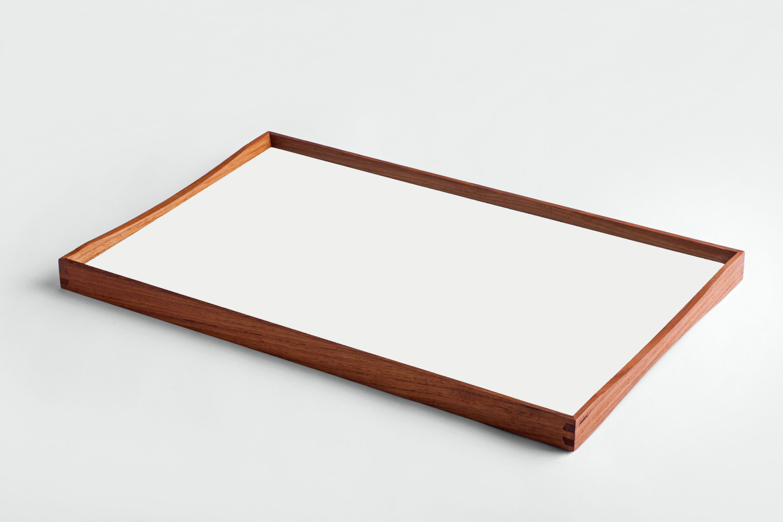 ARCHITECTMADE Turning Tray Medium White Teak Laminate Finn Juhl