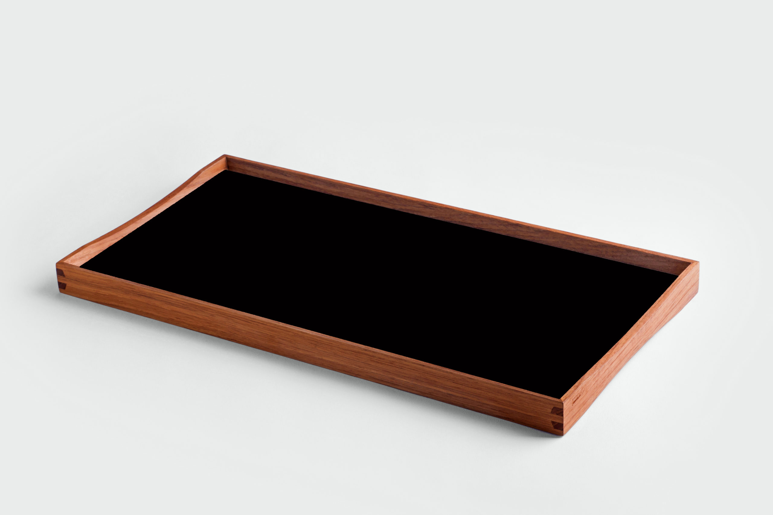 ARCHITECTMADE Turning Tray small Black Teak Laminate Finn Juhl