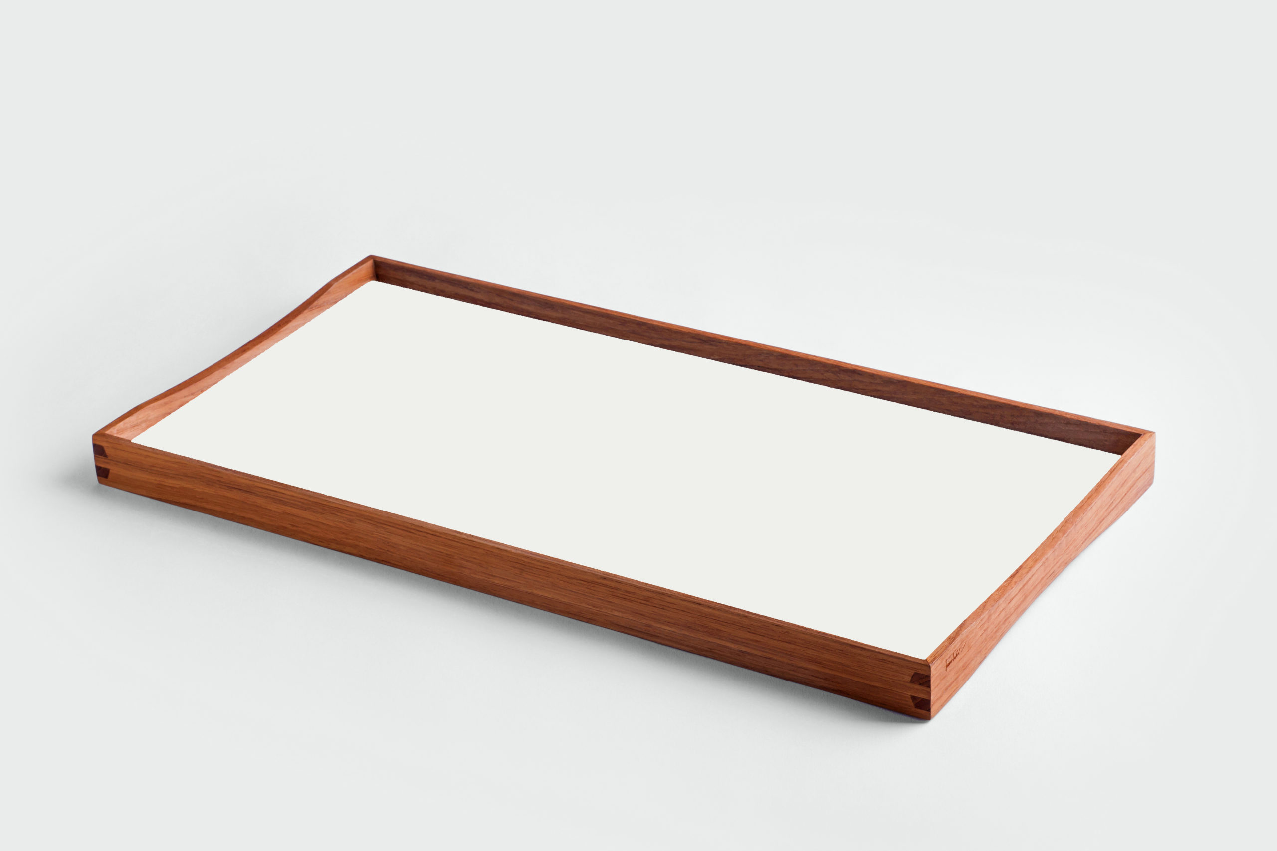 ARCHITECTMADE Turning Tray small White Teak Laminate Finn Juhl