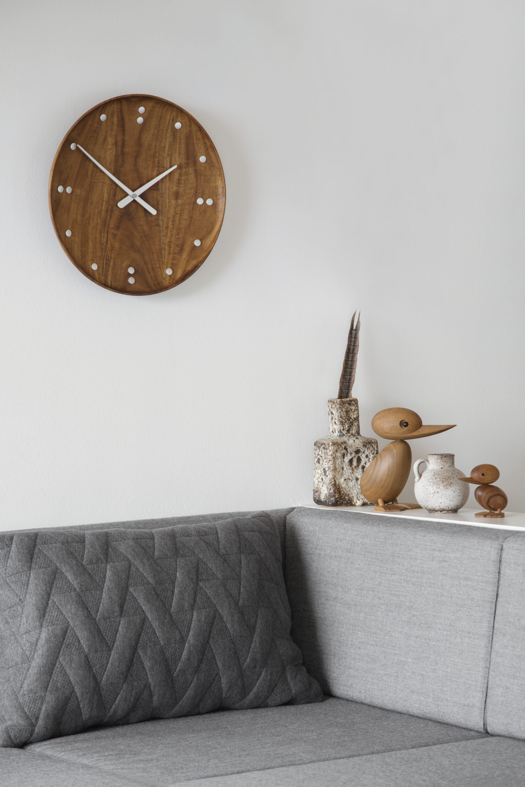 Architectmade-FJ-Clock-Wall-Clock-Teak-Wood-Denmark-Finn-Juhl